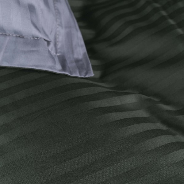 Фото - Комплект постельного белья MirSon Satin Stripe 30-0017 +30-0012 Galatee 160х220 см (2200005262276)