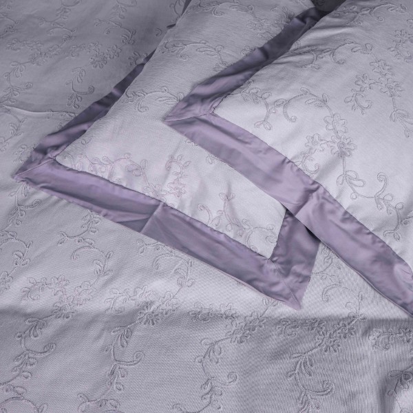 Фото - Комплект постельного белья MirSon Pique Cotton Gray depth 160х220х2 (2200006536864)