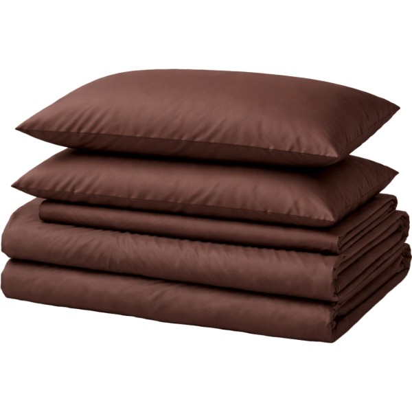 Фото - Комплект постільної білизни MirSon 160х220 см №19-1230 Friar Brown Мікросатин Premium (2200010917420)