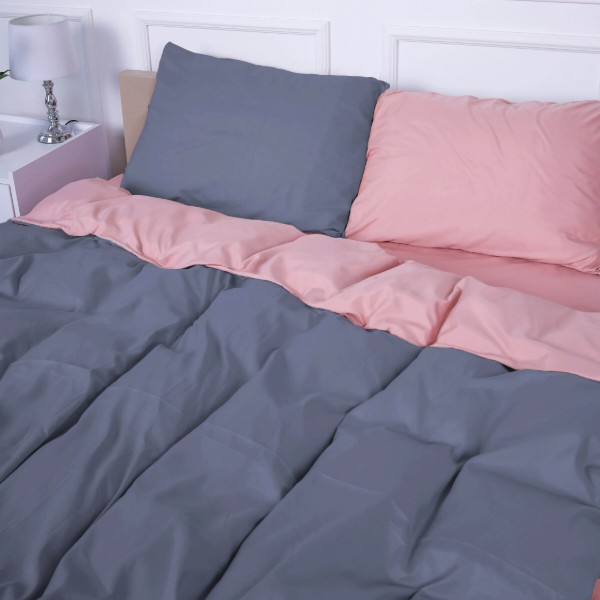 Фото - Комплект постельного белья MirSon Estivella (15-1415 + 19-0000) Mikrosatin Premium Двухсторонний 2x160x220 см (2200007243549)