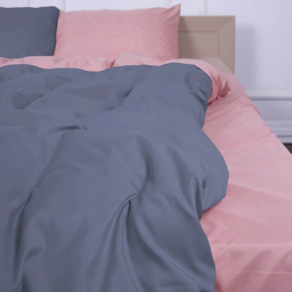 Фото - Комплект постельного белья MirSon Estivella (15-1415 + 19-0000) Mikrosatin Premium Двухсторонний 2x160x220 см (2200007243549)