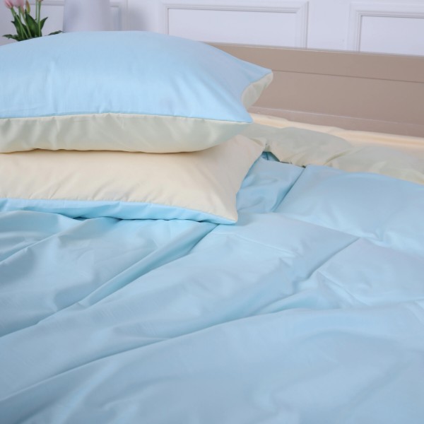 Фото - Комплект постільної білизни MirSon Quintueles (12-0712 + 12-4608) Mikrosatin Premium Двусторонній 2x160x220 см (2200007247745)