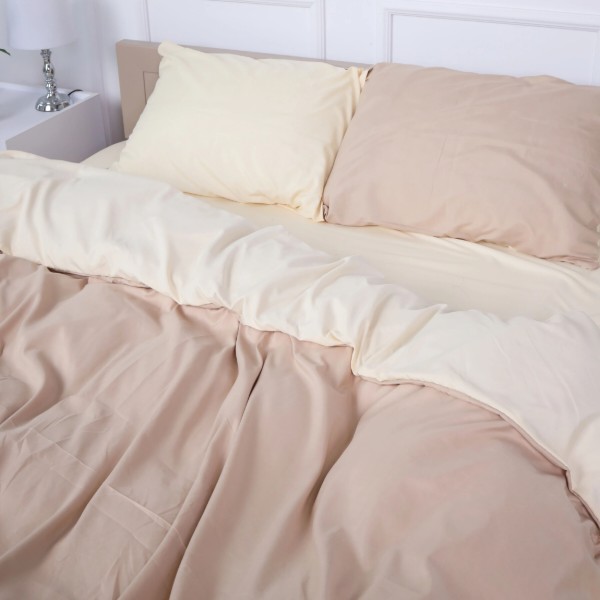 Фото - Комплект постільної білизни MirSon Temisas (12-0712 + 15-1214) Mikrosatin Premium Двусторонній 2x160x220 см (2200007249541)