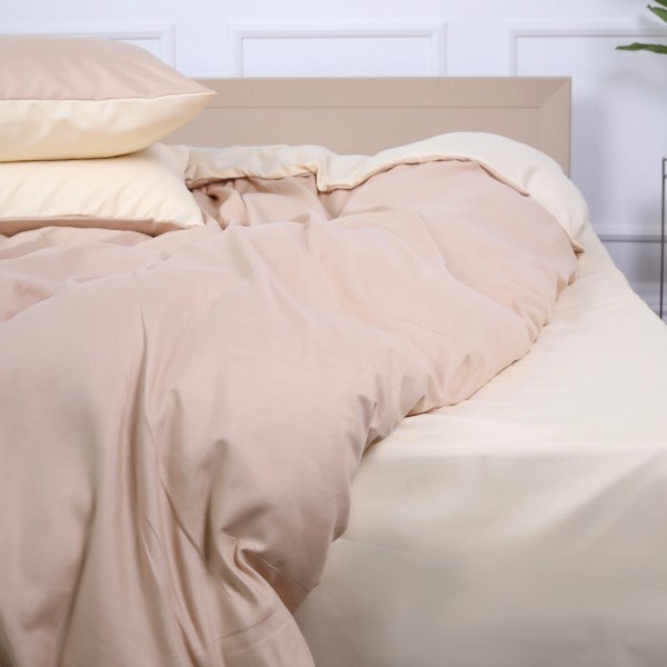 Фото - Комплект постільної білизни MirSon Temisas (12-0712 + 15-1214) Mikrosatin Premium Двусторонній 2x160x220 см (2200007249541)