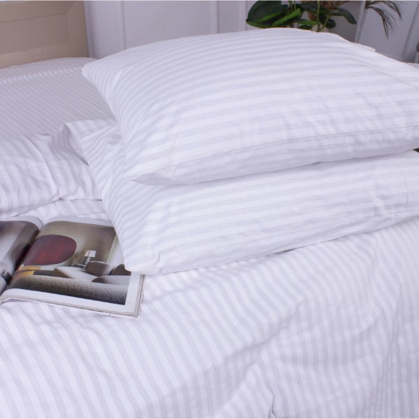 Фото - Комплект постельного белья MirSon 160 x 220 Ranforce Elite 17-0605 Stripe White Ранфорс (2200008053659)