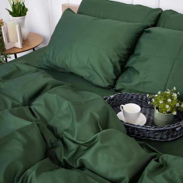 Фото - Комплект постельного белья MirSon Royal Soft 0844 Green Olive 2x143x210 (2200008069353)