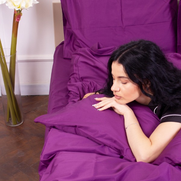 Фото - Комплект постельного белья MirSon Royal Soft 0846 Lilac 2x143x210 (2200008069513)