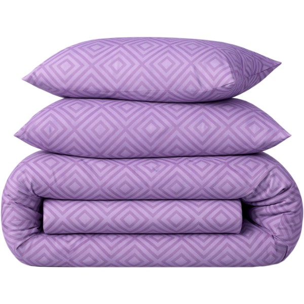 Фото - Комплект постельного белья MirSon Бязь 17-0626 Geometry Purple 2x160x220 см (2200008205584) Фото - Комплект постельного белья MirSon Бязь 17-0626 Geometry Purple 2x160x220 см (2200008205584)