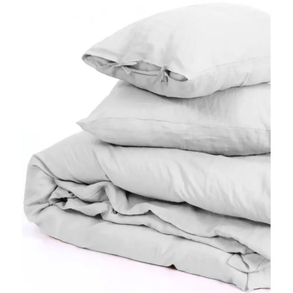 Фото - Комплект постельного белья MirSon Лен Natural Linen Caspian 2x160x220 см (2200008248284)