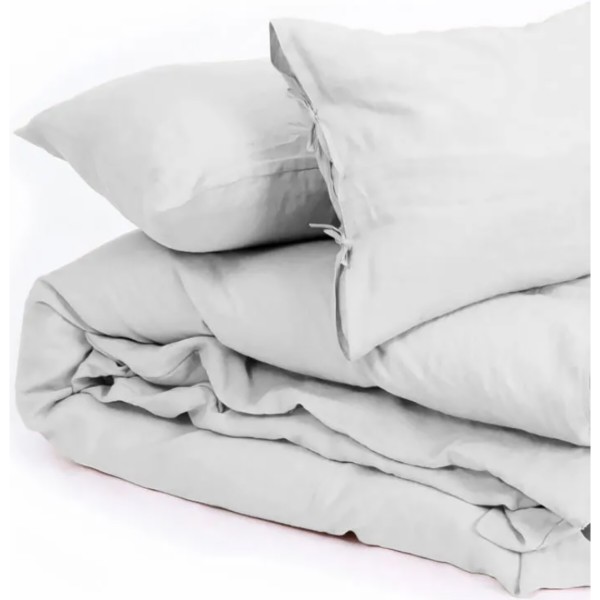 Фото - Комплект постельного белья MirSon Лен Natural Linen Caspian 2x160x220 см (2200008248284)