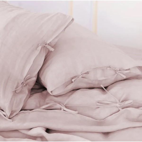 Фото - Комплект постельного белья MirSon Лен Natural Linen Amalia 143х210 см (2200008248703)