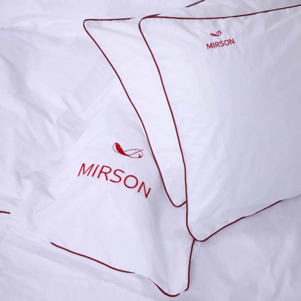 Фото - Комплект постільної білизни MirSon Ranforce Elite Corner 11-2107 "White" 160х220 см (2200008401443)