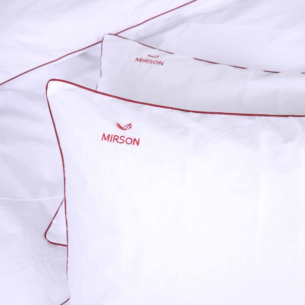 Фото - Комплект постільної білизни MirSon Ranforce Elite Corner 11-2107 "White" 160х220 см (2200008401443)