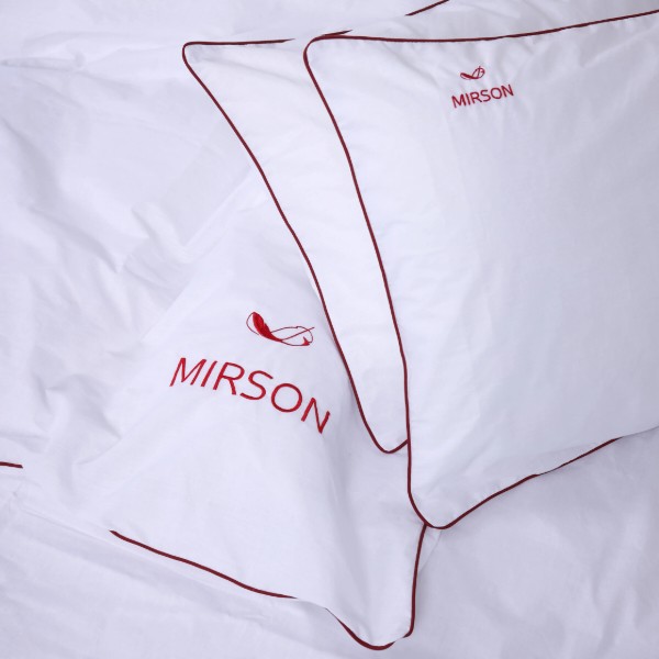 Фото - Комплект постельного белья MirSon Ranforce Elite Corner 11-2107 White 2x160x220 см (2200008401467)