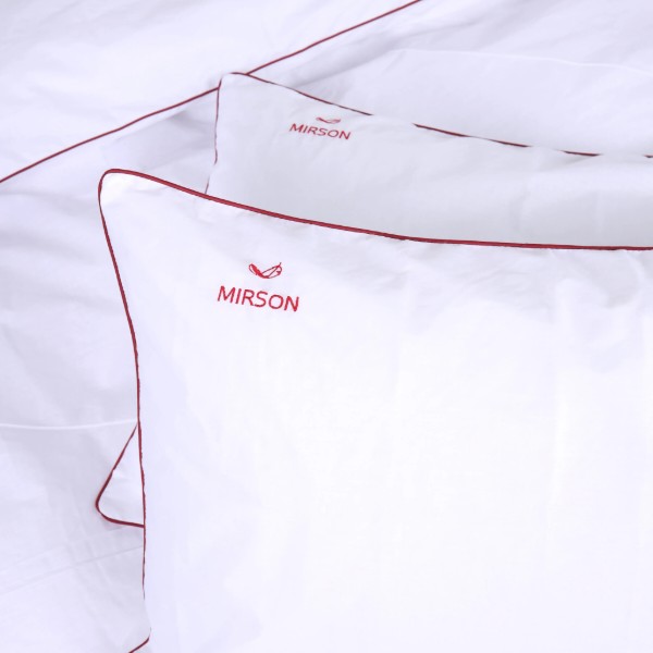 Фото - Комплект постельного белья MirSon Ranforce Elite Corner 11-2107 White 2x160x220 см (2200008401467)