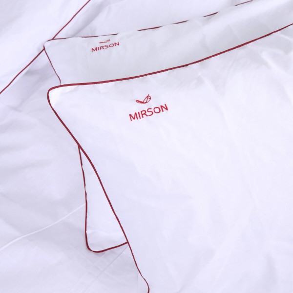Фото - Комплект постельного белья MirSon Ranforce Elite Corner 11-2107 White 2x160x220 см (2200008401467)