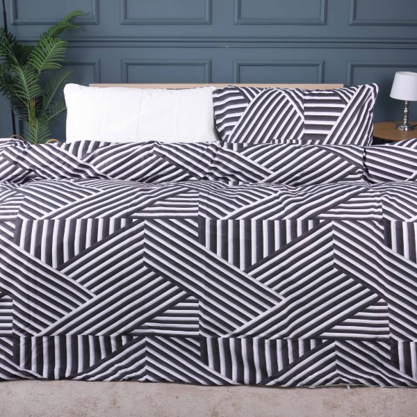 Фото - Комплект постельного белья MirSon Бязь 17-0629 Diamond Black White 2x160x220 см (2200008464554) Фото - Комплект постельного белья MirSon Бязь 17-0629 Diamond Black White 2x160x220 см (2200008464554)