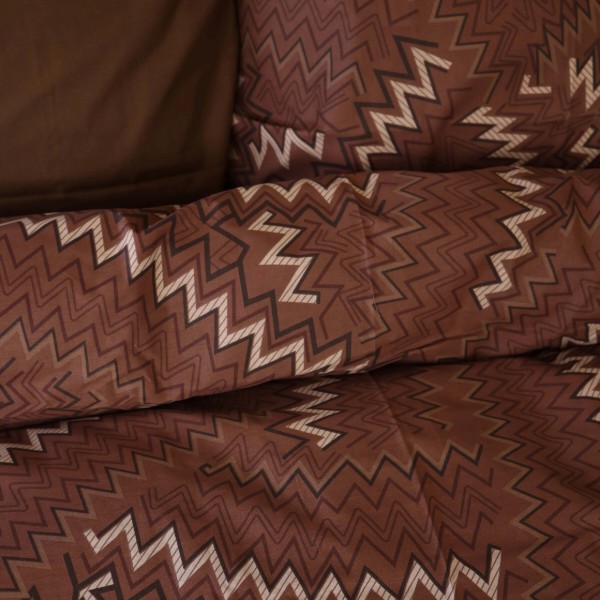Фото - Комплект постільної білизни MirSon Бязь 17-0631 Diamond Brown 2x160x220 см (2200008465612)