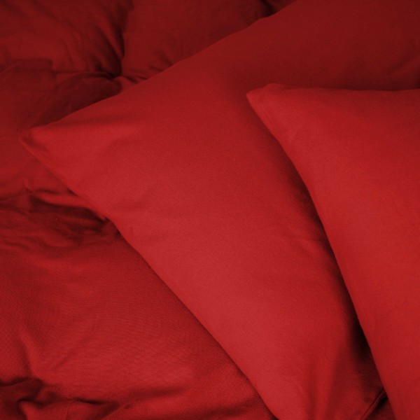Фото - Комплект постільної білизни MirSon Фланель 009 Red 160х220 (2200009651625)