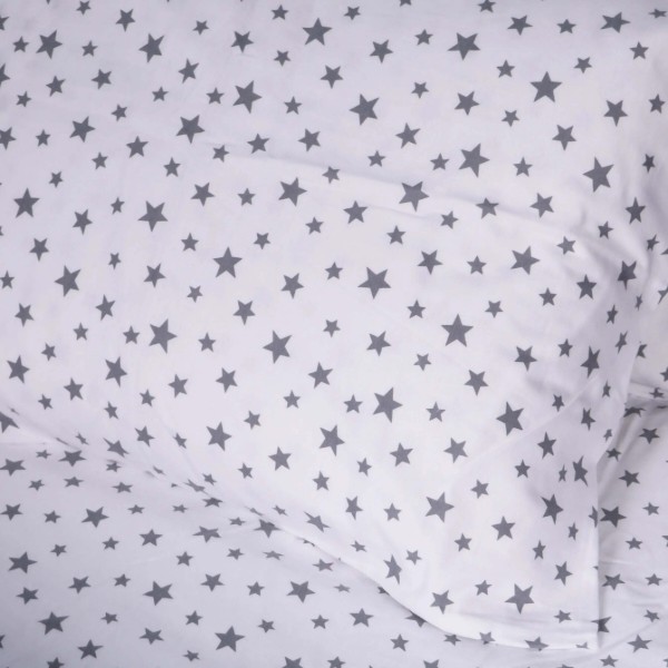 Фото - Комплект постельного белья MirSon 016 White Stars 2 x 160 x 220 см (2200009652165)