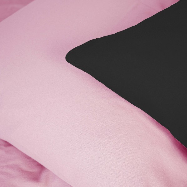 Фото - Комплект постільної білизни MirSon 002-008 Black/Pink 2x160x220 см (2200009661884)