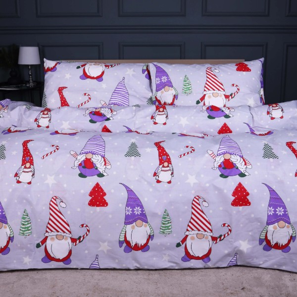Фото - Комплект постільної білизни MirSon Бязь 17-0683 Holly Jolly 220х240 (2200010222869)
