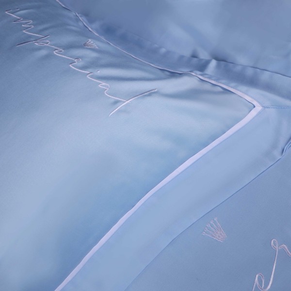 Фото - Комплект постельного белья MirSon Imperial Tencel №04 Blue 2 x 160 x 220 см (2200010754315)