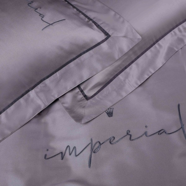 Фото - Комплект постельного белья MirSon 160х220 см Imperial Tencel №06 Gray (2200010755244)