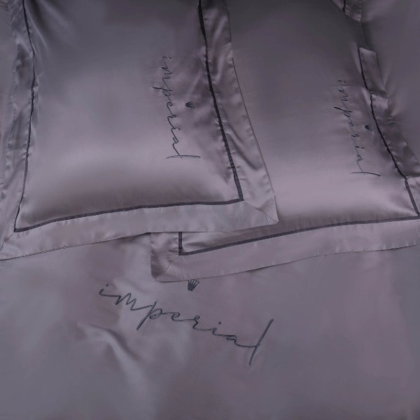 Фото - Комплект постельного белья MirSon Imperial Tencel №06 Gray 2 x 160 x 220 см (2200010755282)