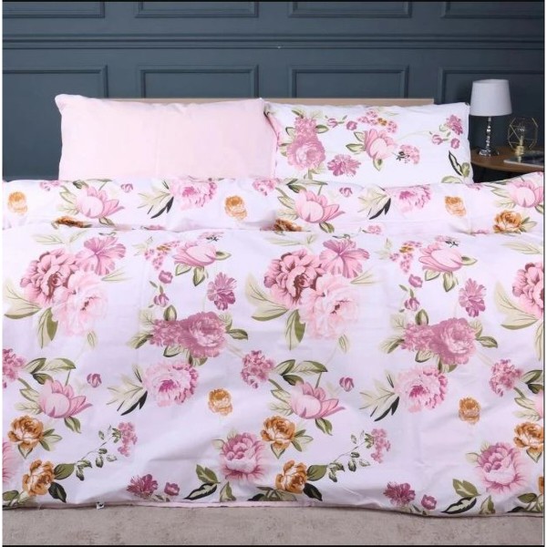 Фото - Комплект постельного белья MirSon Бязь 17-0726 Peony Whisper 160х220 (2200010772128)