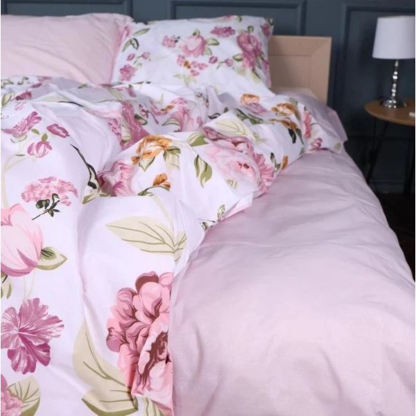 Фото - Комплект постельного белья MirSon Ranforce Elite 17-0726 Peony Whisper 160х220 (2200010772968)