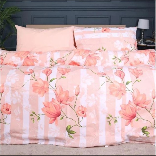 Фото - Комплект постельного белья MirSon 143х210 см 17-0728 Peach Mist Ranforce Elite (2200010773460)