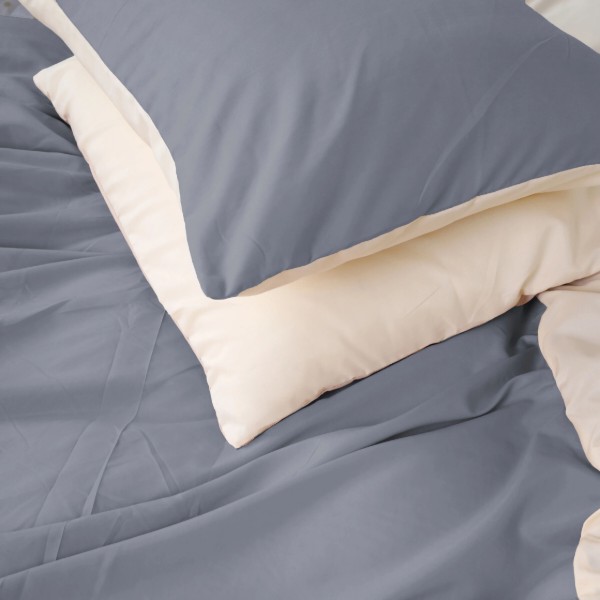 Фото - Комплект постельного белья MirSon King Size 220х240 см Cambarco 12-0712 + 19-0000 Premium (2200010923698)