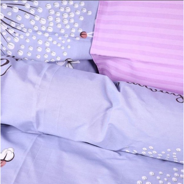 Фото - Комплект постельного белья MirSon Ranforce Elite 17-0760 Violet blossoms 160х220 (2200010936964)