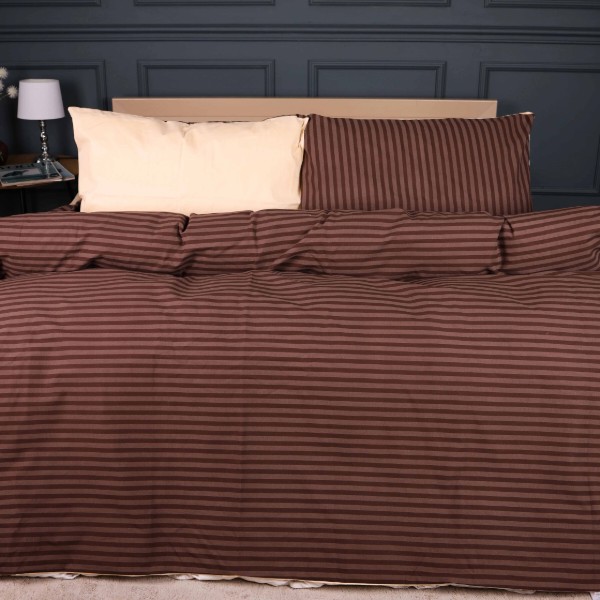 Фото - Комплект постільної білизни MirSon Ranforce Elite 17-0767 Elegant Stripes 160х220 (2200011018690)