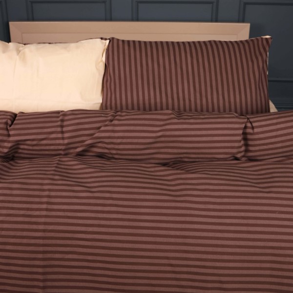 Фото - Комплект постільної білизни MirSon Ranforce Elite 17-0767 Elegant Stripes 160х220 (2200011018690)