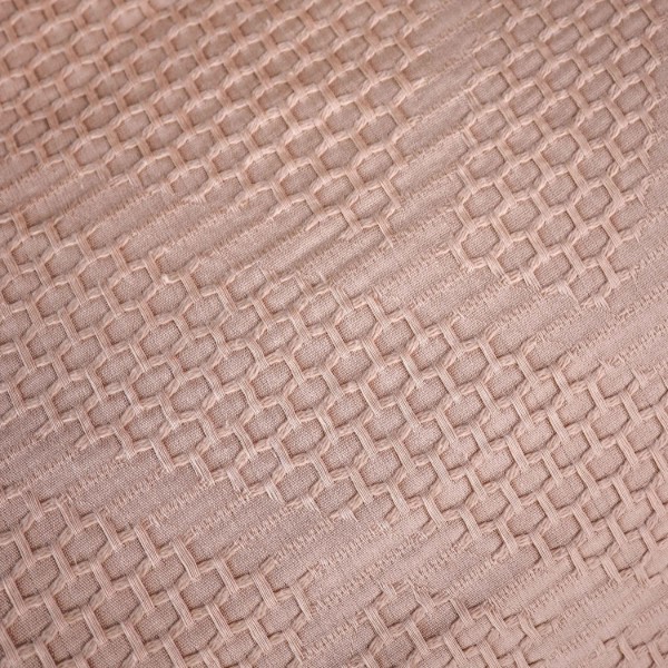Фото - Комплект постільної білизни MirSon №20-01 Waffle Bej 160х220 (2200011032580)