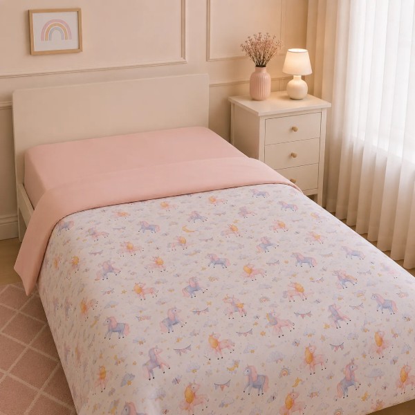 Фото - Комплект постельного белья MirSon Kids Time 22-1421 Unicorn meanness 160х220 (2200011186795)