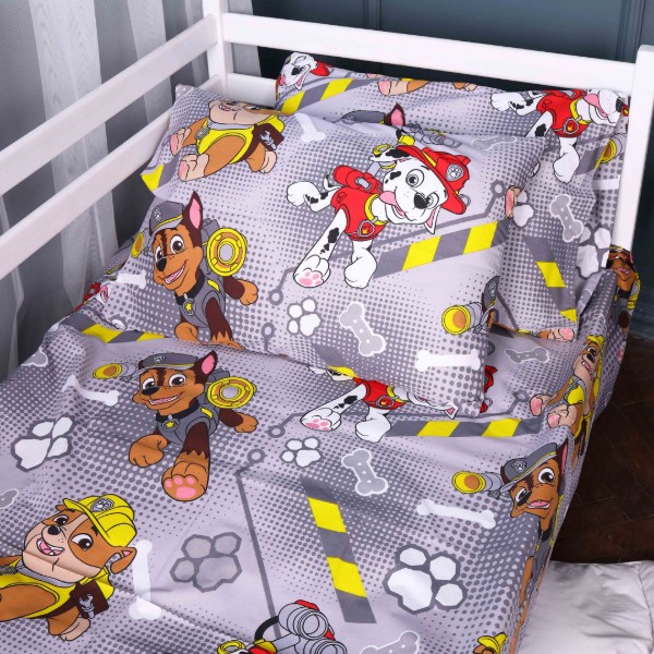 Фото - Комплект постельного белья MirSon Бязь 17-0781 Paw Patrol gray 160х220 (2200011259253)
