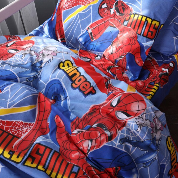 Фото - Комплект постільної білизни MirSon Ranforce Elite 17-0799 Hero Spider-Man 160х220 (2200011444109)