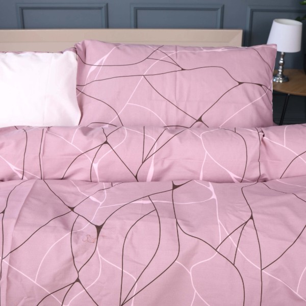 Фото - Комплект постельного белья MirSon Бязь 17-0810 Accents pink 160х220 (2200011494005)