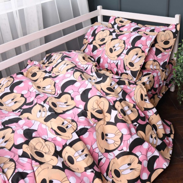 Фото - Комплект постельного белья MirSon 160х220 см 17-0862 Minnie Style Бязь (2200011861418)