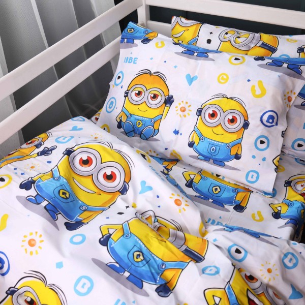 Фото - Комплект постельного белья MirSon 160х220 см Kids Time 17-0867 Happy Minions Бязь (2200012066256)