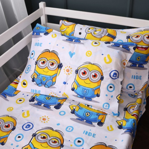 Фото - Комплект постельного белья MirSon 160х220 см 17-0867 Happy Minions Ranforce Elite (2200012066492)
