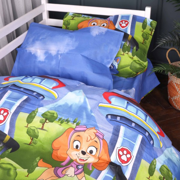 Фото - Комплект постільної білизни MirSon 160х220 см 17-0885 Paw Patrol Friends Ranforce Elite (2200012385890)