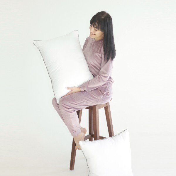 Фото - Подушка стандартная MirSon №2749 Royal Silver Eco-Soft 50х50 см (2200005195413)