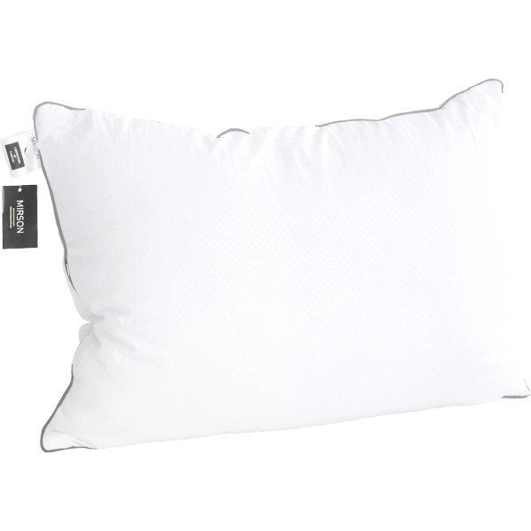 Фото - Подушка стандартна MirSon бавовняна 40х40 №2755 Royal Silver Cotton (2200005196786)
