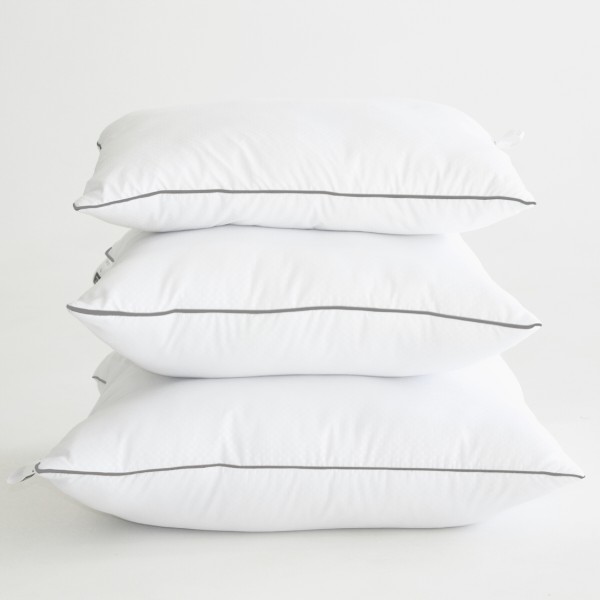 Фото - Подушка стандартна MirSon бавовняна 40х40 №2755 Royal Silver Cotton (2200005196786)