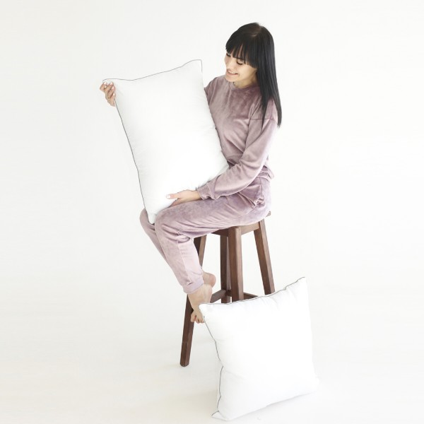 Фото - Подушка стандартна MirSon бавовняна 45х45 №2755 Royal Silver Cotton (2200005197059)