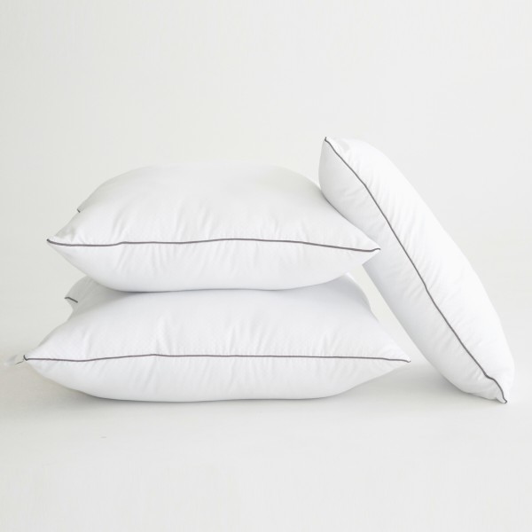 Фото - Подушка стандартна MirSon бавовняна 45х45 №2755 Royal Silver Cotton (2200005197059)